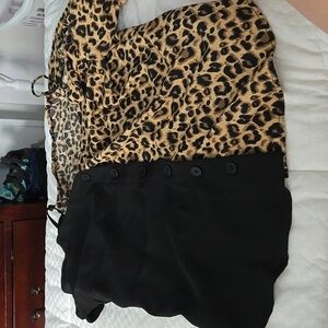 Super cute cold shoulder blouse from shein $15 size xl